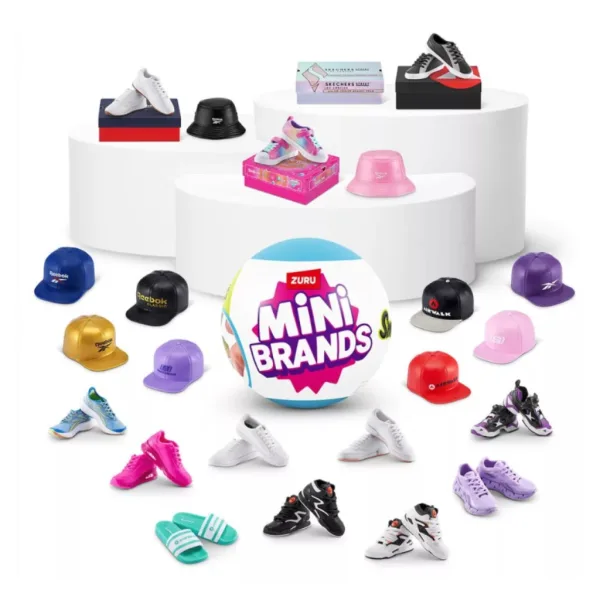 Mini Brands Sneakers niespodzianka – zestaw miniaturowych butów w różnych wersjach zdjęcie 3