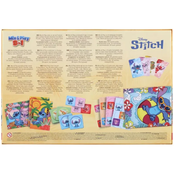 Mix&Play Stitch 8 w 1 zestaw gier - Trefl zdjęcie 2