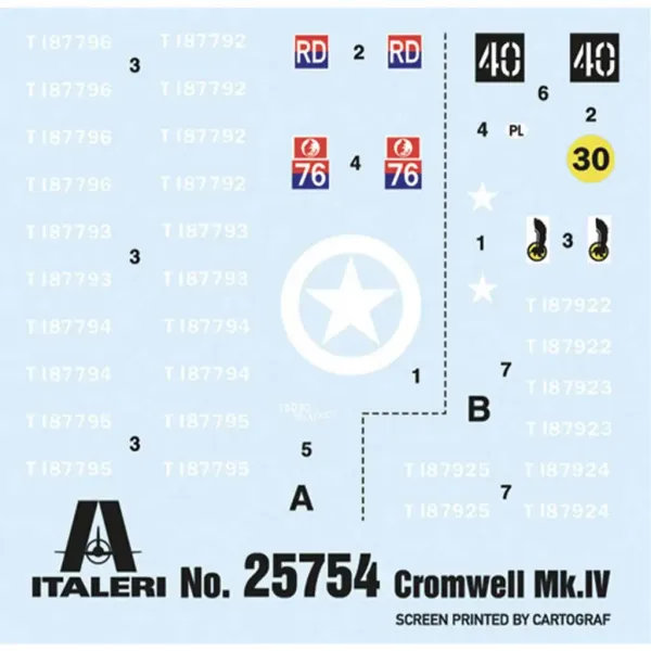 Model czołgu Italeri 1/56 Cromwell Mk. IV zdjęcie 2