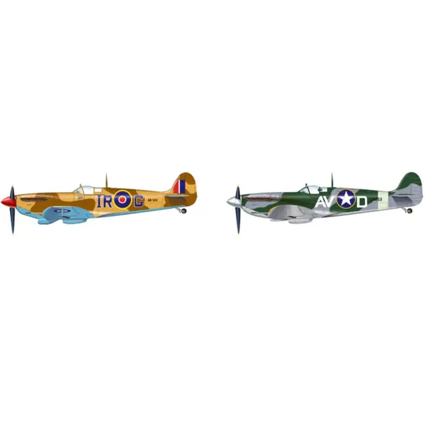 Model myśliwca Spitfire Mk. Vb Italeri w skali 1/72. zdjęcie 3