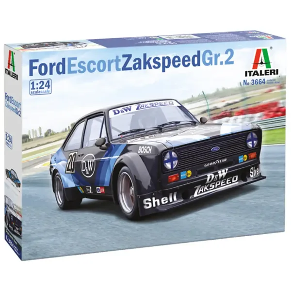 Model samochodu Italeri 1/24 Ford Escort Zakspeed Gr.2 zdjęcie 1