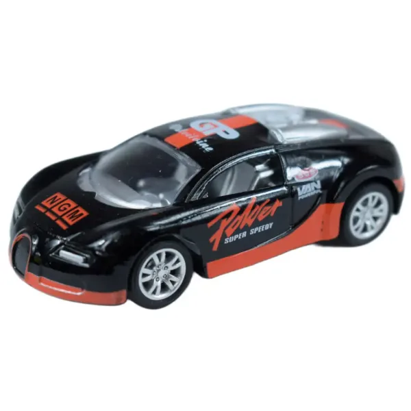 Model samochodu: metalowy samochód wyścigowy w różnych wariantach, 7 cm, skala 1:50, 1 szt. zdjęcie 4