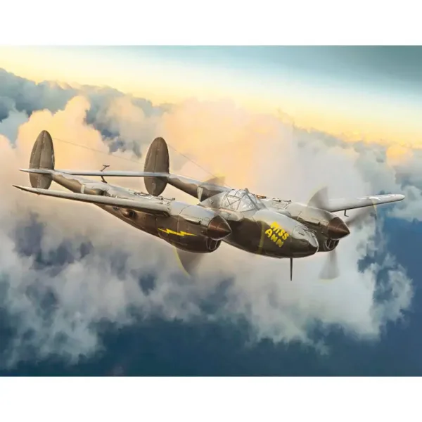 Model samolotu Italeri 1/72 P-38J Lightning zdjęcie 9