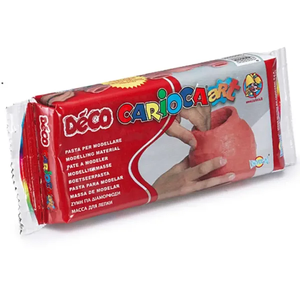 Modelina w kolorze terakoty 500g - Carioca zdjęcie 1