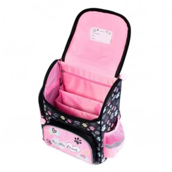 Mój mały przyjaciel Cute różowy plecak szkolny z kotkiem 35,5x27,5x16 cm zdjęcie 3