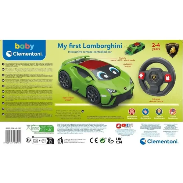 Mój pierwszy zdalnie sterowany samochód Lamborghini Huracán - Clementoni zdjęcie 5