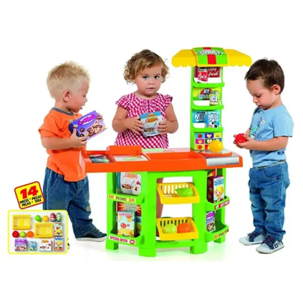Molto: Zestaw do zabawy Mini Market 14 sztuk 58x28x77 cm zdjęcie 3