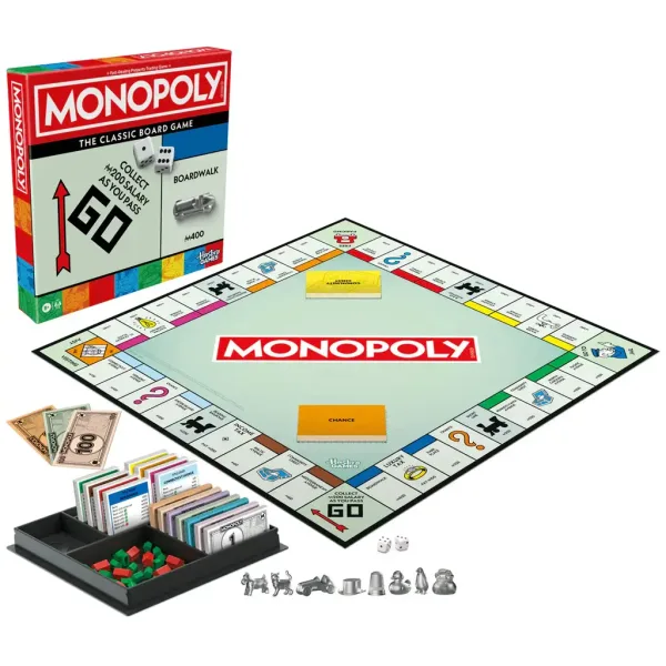 Monopoly klasyczna gra planszowa nowa wersja - Hasbro zdjęcie 2