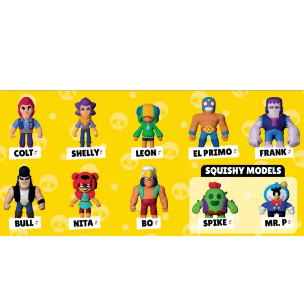 Monster Flex: Rozciągliwe figurki Brawl Stars w różnych wariantach, 1 sztuka zdjęcie 7