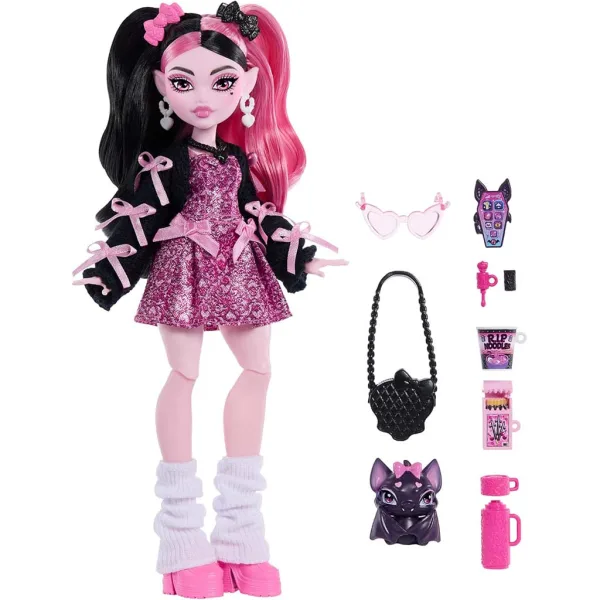 Monster High Draculaura lalka z akcesoriami - Mattel zdjęcie 2