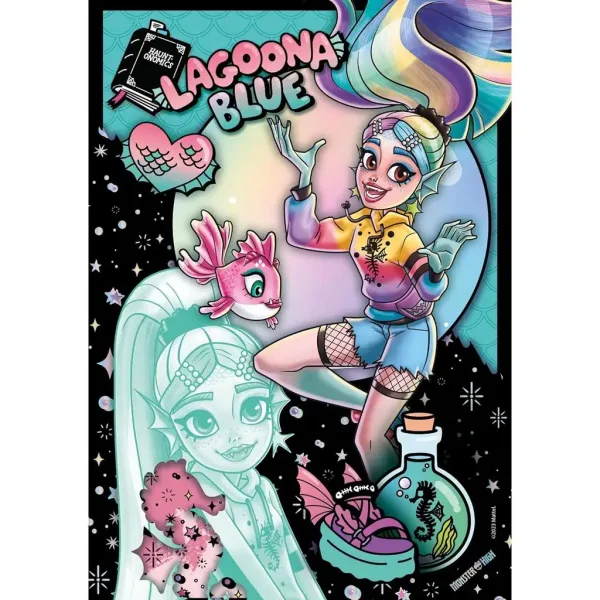 Monster High Lagoona Blue puzzle 150 elementów - Clementoni zdjęcie 3