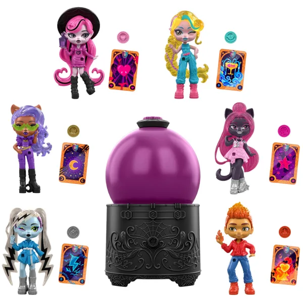 Monster High: Upiorna lalka-niespodzianka w kuli kryształowej, 1 szt. – Mattel zdjęcie 2