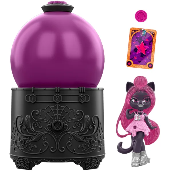 Monster High: Upiorna lalka-niespodzianka w kuli kryształowej, 1 szt. – Mattel zdjęcie 4