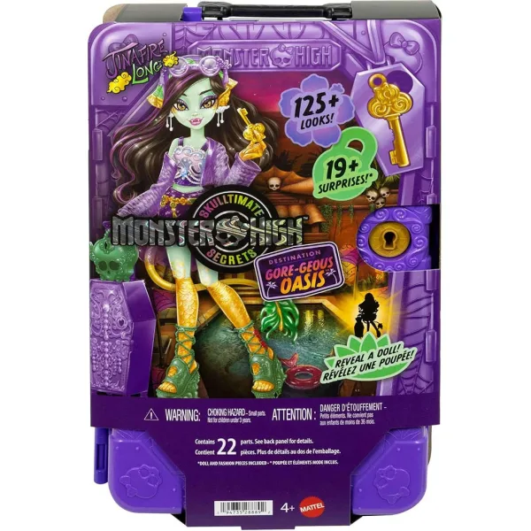 Monster High Straszne Sekrety Przyjaciółek: Potworna podróż lalka Jinafire Long - Mattel zdjęcie 2