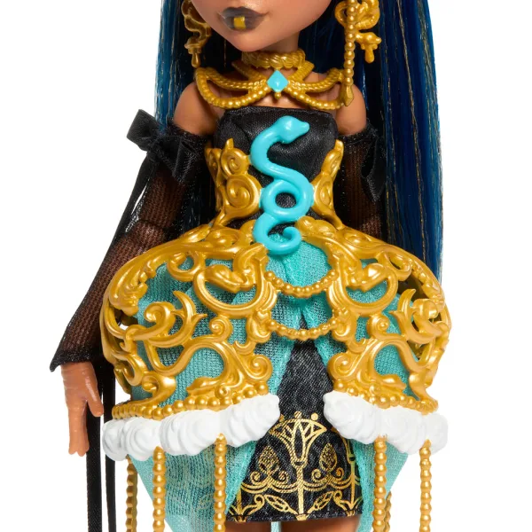 Monster High: Strasznie Słodkie Urodziny – lalka Cleo De Nile z balonem i prezentem - Mattel zdjęcie 3