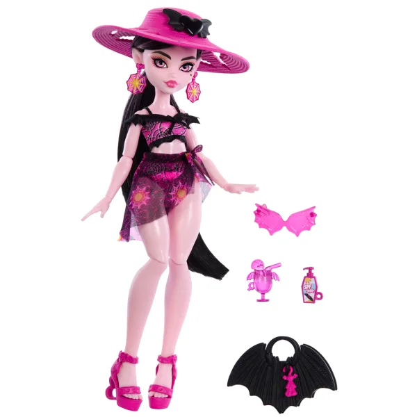 Monster High: Wyspa Strachów – lalka Draculaura z akcesoriami - Mattel zdjęcie 3
