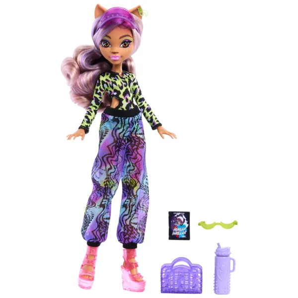 Monster High: Wyspa Strachparadise – lalka Clawdeen Wolf z akcesoriami – Mattel zdjęcie 2