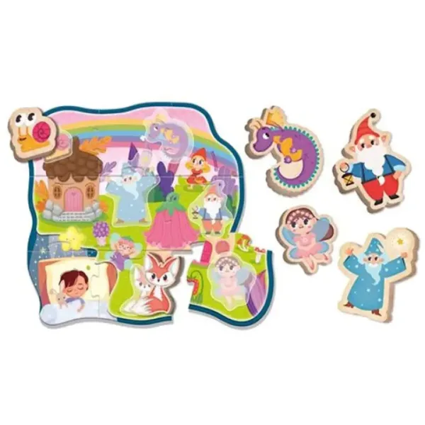 Montessori drewniane puzzle dla niemowląt – Sen zdjęcie 2