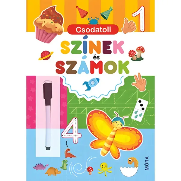 Móra: Cudowne pióro - Zeszyt ćwiczeń z kolorami i liczbami zdjęcie 1