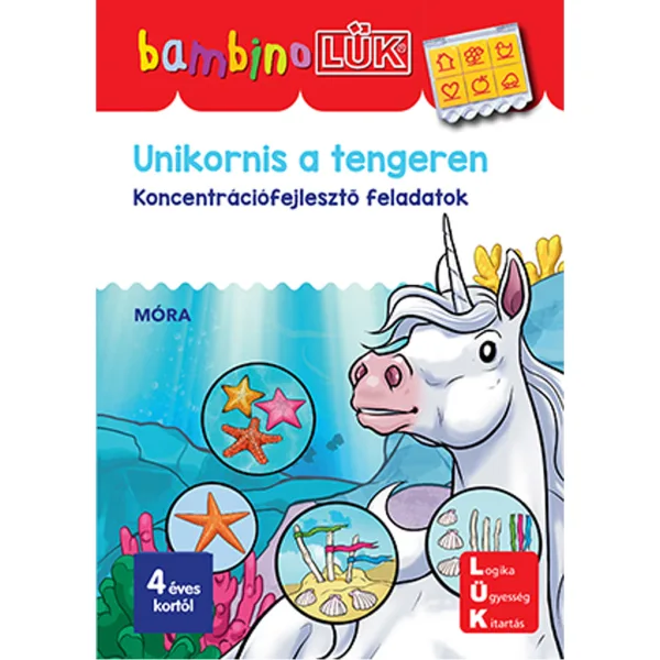 Móra: Jednorożec na morzu – BambinoLÜK zadania rozwijające koncentrację zdjęcie 1