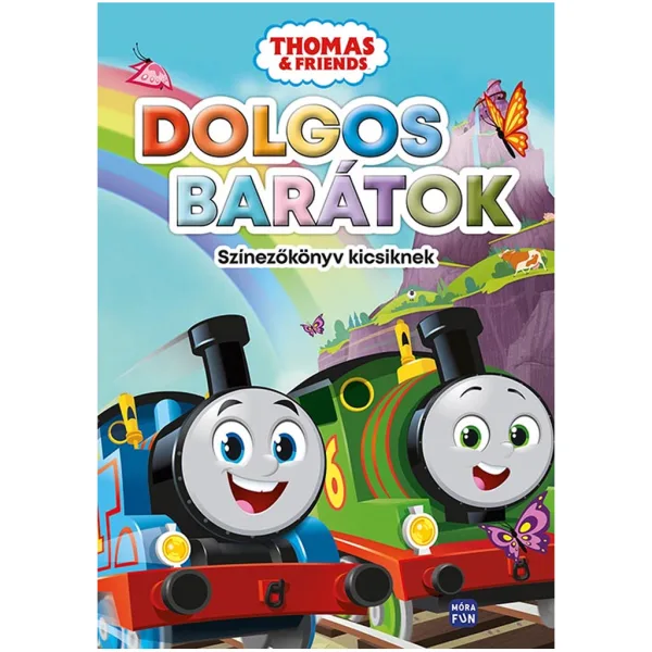 Móra: Thomas & Friends - Pracowici przyjaciele Książka do kolorowania dla małych zdjęcie 1
