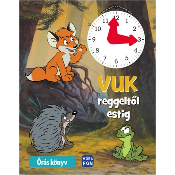 Móra: Vuk od rana do wieczora książka z zegarem – nowy format zdjęcie 1