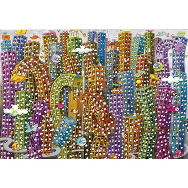 Mordillo Dżungla puzzle 2000 elementów - Clementoni zdjęcie 2