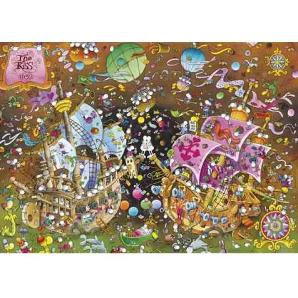 Mordillo Pocałunek puzzle 6000 elementów - Clementoni zdjęcie 2