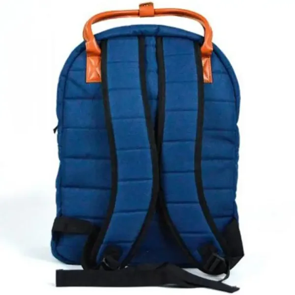 Must: Niebieski zaokrąglony plecak szkolny, plecak 40x30x12cm zdjęcie 2