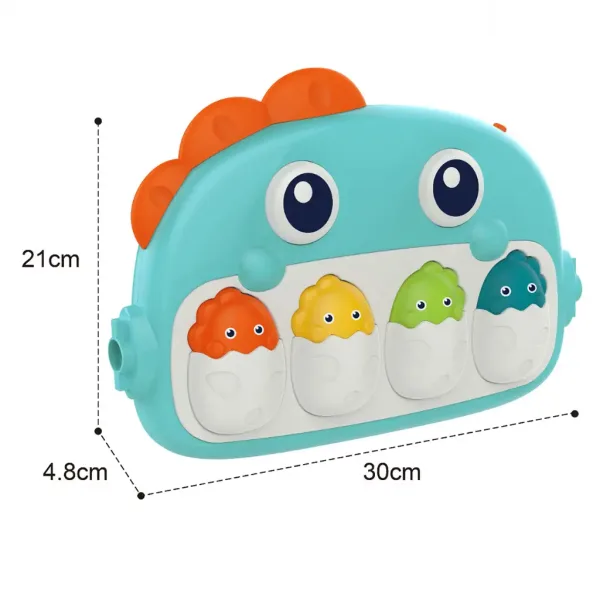 Music World: Dino przyjaciel - pianinko dla dzieci 30 cm zdjęcie 3