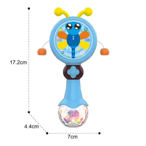 Music World: Wałek z kulkami z ważkami 17 cm zdjęcie 3