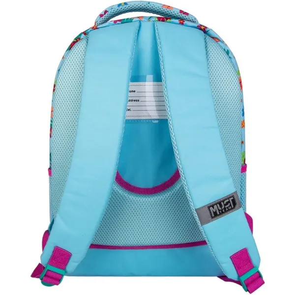 Luna: Zaokrąglony plecak szkolny Must Team Vaiana 2 z 3 komorami 32x18x43 cm zdjęcie 2