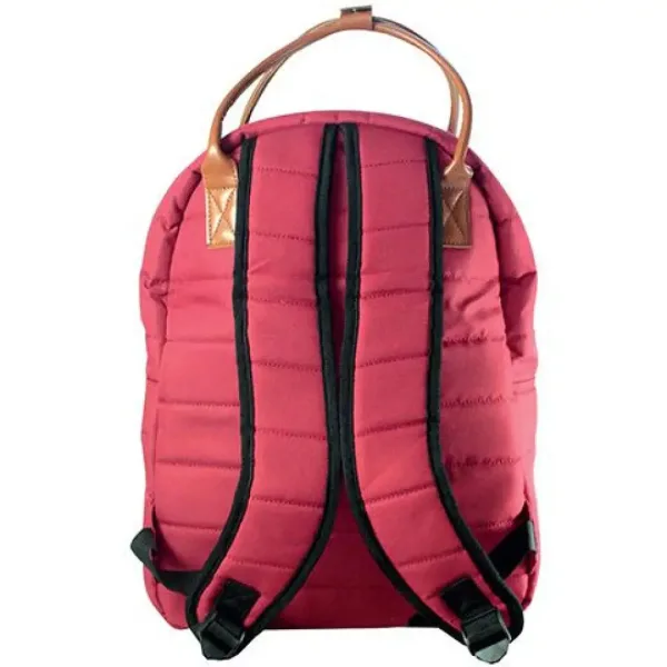 Must: Czerwona zaokrąglona torba szkolna, plecak 40x30x12cm zdjęcie 2