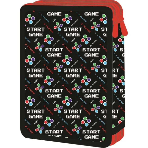 Must: Disney Gamer dwupoziomowy piórnik z wyposażeniem 15x5x21 cm zdjęcie 2