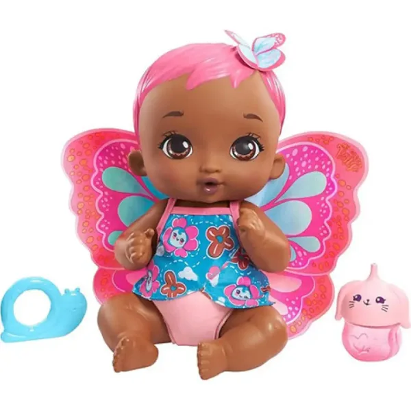 My Garden Baby: Słodka opieka nad bobasem motylkiem 30 cm – Mattel zdjęcie 2