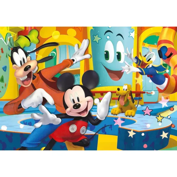 Myszka Miki i przyjaciele 60-elementowe maxi supercolor puzzle - Clementoni zdjęcie 2