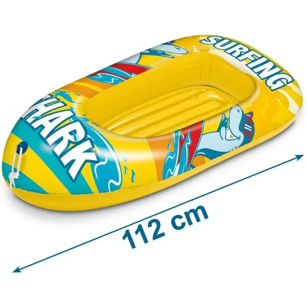 Nadmuchiwana łódka w rekiny 112 cm – Mondo Toys zdjęcie 3