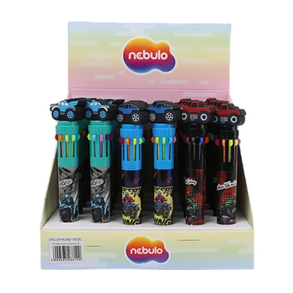 Nebulo: 10-kolorowy długopis Offroad design różne rodzaje 1 sztuka zdjęcie 1