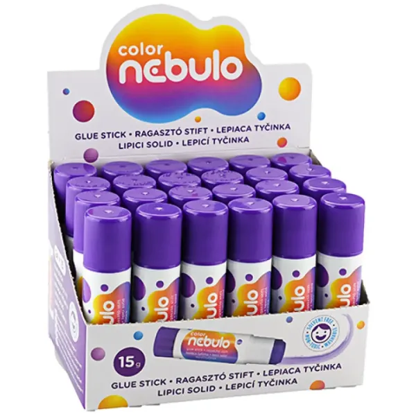Nebulo: Klej w sztyfcie zmieniający kolor 15g 1 szt. zdjęcie 1