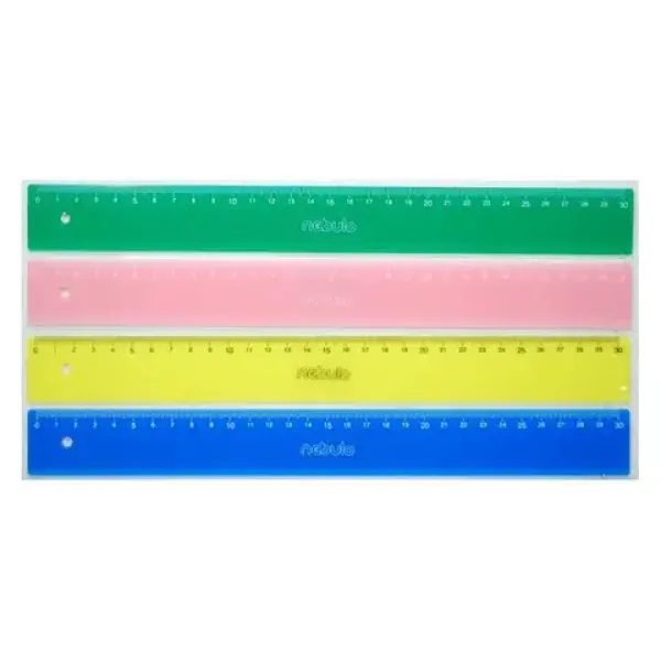 Nebulo: Kolorowa linijka 30 cm, dostępna w kilku wersjach kolorystycznych, 1 szt. zdjęcie 1