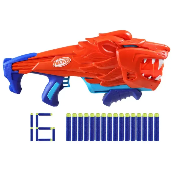 Nerf: Lionfury miotacz miękkich pocisków z 16 nabojami - Hasbro zdjęcie 2