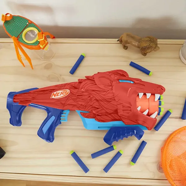 Nerf: Lionfury miotacz miękkich pocisków z 16 nabojami - Hasbro zdjęcie 3