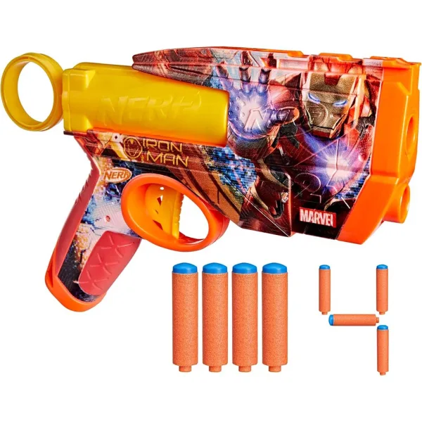 Nerf: Marvel Iron Man pistolet na piankowe strzałki - Hasbro zdjęcie 2