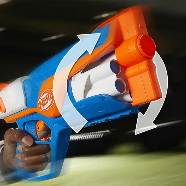 Nerf: N-Series: Agility wyrzutnia piankowych pocisków z 12 nabojami - Hasbro zdjęcie 5