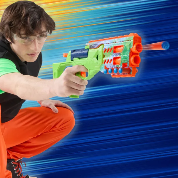 Nerf: N Series Jadestrike wyrzutnia gąbek - Hasbro zdjęcie 3