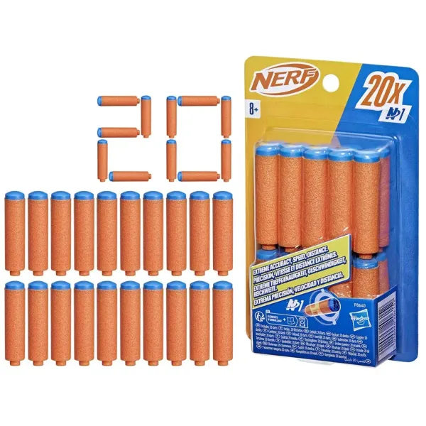 Nerf: N-Series: Zestaw doładowania 20 strzałek piankowych - Hasbro zdjęcie 2