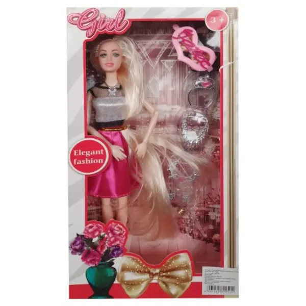 Nicky, elegancka lalka modowa o długich, blond włosach, 28 cm, z akcesoriami, dostępna w kilku wariantach zdjęcie 4