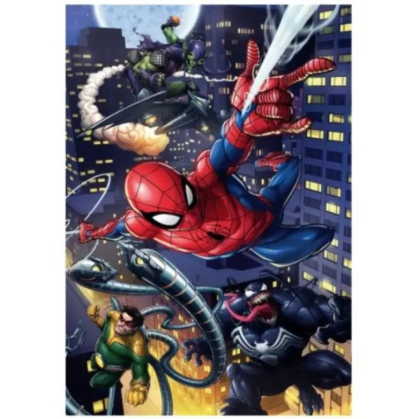 Niesamowity Spider-Man Supercolor 180-elementowe puzzle - Clementoni zdjęcie 1