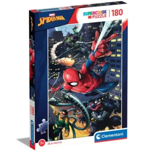 Niesamowity Spider-Man Supercolor 180-elementowe puzzle - Clementoni zdjęcie 2