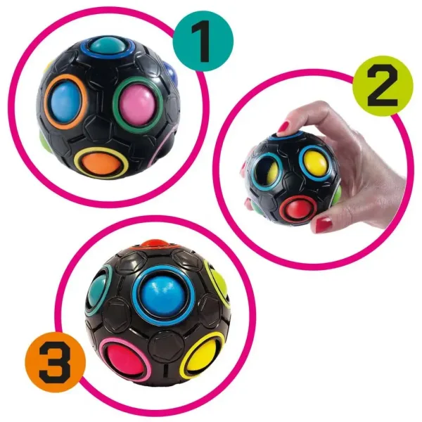 Noris: Magiczna kula logiczna z kolorową mozaiką - Simba Toys zdjęcie 3